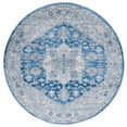 thumbnail image 2 of SAFAVIEH Brentwood Ezra Oriental Area Rug, Blue/Gray, 6'7" x 6'7" Round, 2 of 11