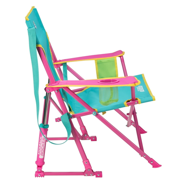 GCI Outdoor Kickback Rocker Foldable Rocking Camp Chair, Green