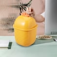 thumbnail image 1 of Clearance!Ymkly Book Lovers Gifts,Desktop Trash Can Pineapple Design Countertop Waste Basket Mini Garbage Container Table Sundries Organizer Remote Pen Pencil Holder For Home Office,Pumpkin Decor, 1 of 4