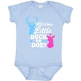 thumbnail image 3 of Inktastic Gender Reveal Will It Be a Little Buck or Doe? Girls Baby Bodysuit, 3 of 5