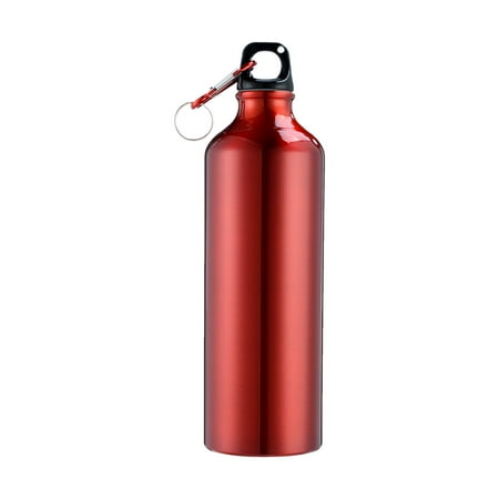 

Aibecy 750mL Water Bottles with Carabiner Portable Aluminum Water Bottle Reusable Leakproof Water Jug for Hiking Travel Outdoor Sports Gym Fitness