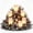 Jesus, variant on Voglyf Christmas Lighted Centerpiece with Flameless Candle Glow,(Jesus)Holiday Table Decoration with Frosted Greenery, Christmas Home Decor for Dining Table, Mantel, Fireplace,7.1Inch