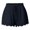 Dark Blue-QDiW, variant on Womens Lounge Shorts Ladies Relaxed Fit Casual Trousers with Lace Hem Women Beach Vacation Short Pants L2 Khaki