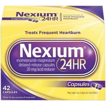 Nexium 24HR Acid Reducer Heartburn Relief Capsules with Esomeprazole Magnesium - 42 Count