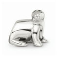 thumbnail image 2 of Fancy Bead White Sterling Silver Themed 10.91 mm Reflections Sea Lion Bead, 2 of 3