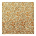 thumbnail image 4 of Bimba Orange Wild Animal Skin Pure Silk Printed Scarf Dupatta Head Neck Wrap Bandanas For Women 40 x 40 Inches, 4 of 6
