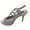 Silver, variant on Bonnibel Belinda-2 Women's Rhinestone Glitter Peep Toe Sling Back Stiletto Sandals Pumps SILVER 5.5