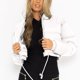 thumbnail image 4 of Ailaofu Women's Puffer Stand Collaraist Zipper Jackets Winter Warm Down Jacket Coat, 4 of 7