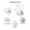 thumbnail image 7 of Easter Bunny Kitchen Dish Towels for Drying Dishes Set of 4, Blue Easter Eggs Spring Floral Butterflies Waffle Weave Microfiber Hand Tea Bathroom Towels Quick Dry & Absorbent Towel 12x12, 7 of 7