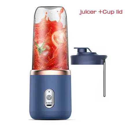 

blades Juicer Cup Juicer Fruit Juice Cup USB Charging Fruit Squeezer Blender Food Mixer Ice Crusher Plastic Juicer Machine