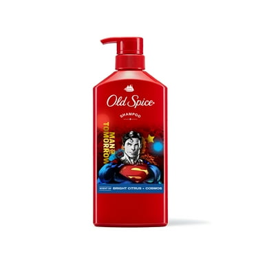 Old Spice Mens Shampoo x Superman, DC Comics Collaboration, Bright Citrus and Cosmos Scent, 21.9 oz