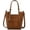 A / Brown, variant on Suede Tote Bag for Women Genuine Leather Vintage Top Handle Satchel Bag Large Shopper Shoulder Bag Work Handbag Purse