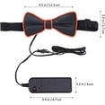 thumbnail image 6 of LINLIN Light Up Bow Ties, Man LED Luminous Bowties, 3 Flash Modes LED Glow Bow Tie for Parties, 6 of 6