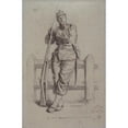 thumbnail image 2 of Alexandre Bida 13x18 Black Ornate Wood Framed Double Matted Museum Art Print Titled - Portrait of Armand Templier in Mobile Uniform. (1870), 2 of 5