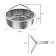 thumbnail image 3 of Fridja Summer Savings Multifunctional Pressure Cooker Eggs Steamers Rack Tray Steamers 304 Stainless Steel Steamers Rack, 3 of 5
