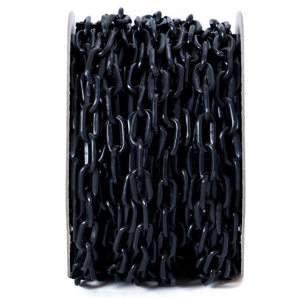 125 FT Crowd Control Plastic Chain Utility Safety Barrier Indoor& Outdoor Black 