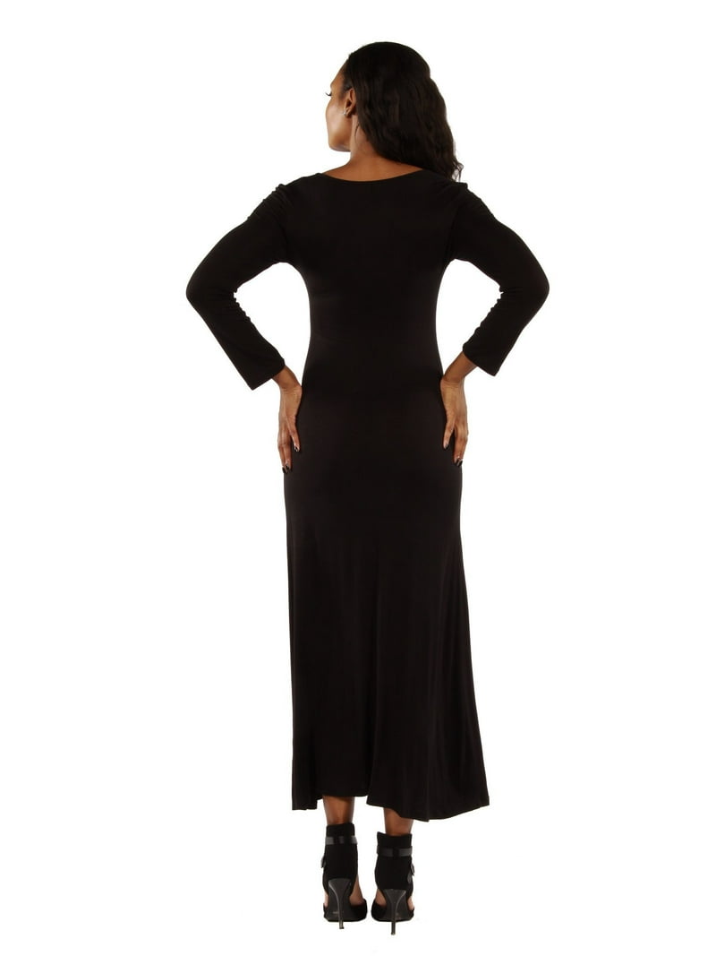 Women's Like a Cool Drink of Water Black Maxi Dress Women's Like a Cool Drink of Water Black Maxi Dress