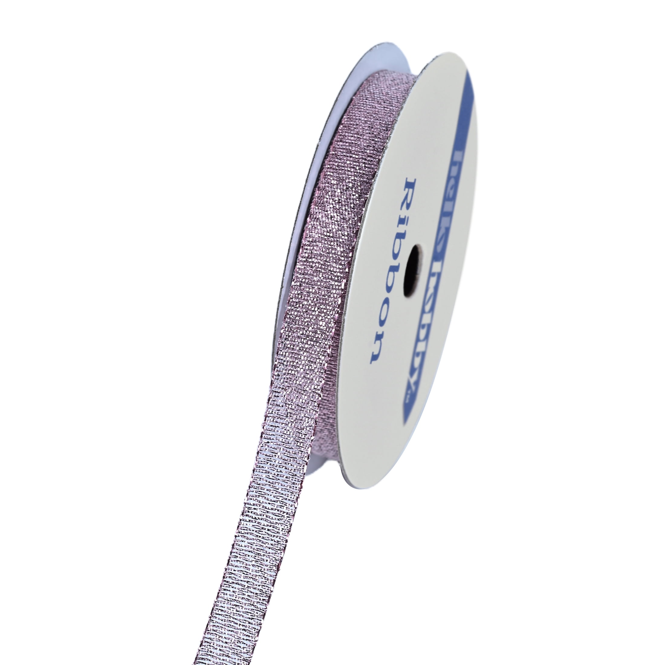 Hello Hobby 3/8" Galena Metallic Light Pink Ribbon, 3 yards