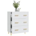 thumbnail image 5 of vidaXL Sideboard High Gloss White 70x34x90 cm Engineered Wood, 5 of 5