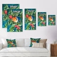 thumbnail image 4 of Designart Bullfinch Birds On Christmas Tree Traditional Canvas Wall Art, 4 of 4