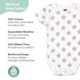 thumbnail image 2 of The Peanutshell Baby Boy or Baby Girl Short Sleeve Bodysuit Set, 5 Pack, Safari, Black, White, Sage, Stars, 2 of 7