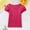 Hot Pink, variant on Lujianch Soft Girls Short Sleeve T Shirt Cute Puff Sleeve Top Comfortable Casual Tee For Toddler And Kids Long Sleeve Shirts Girls Size 9-10 Years