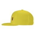 thumbnail image 3 of ZICANCN Arrow Symbol Baseball Caps, Trucker Hats for Men And Women, Adjustable Breathable Flat Caps, Yellow, 3 of 8
