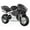 Black, variant on MotoTec Phantom 49cc 2-Stroke Gas Powered Mini Bike, Green