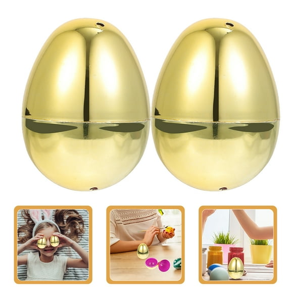WHAMVOX 20pcs Easter Eggs Empty Eggs Plastic Egg Playthings Fillable Plastic Easter Egg Decors
