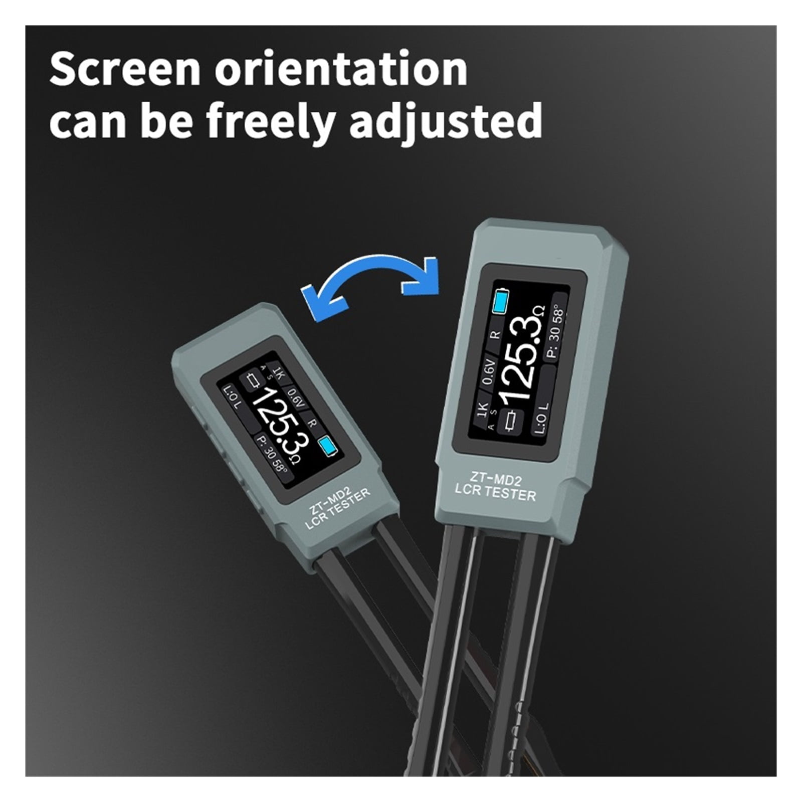 ZT-MD2 Intellint Tweezers Lcr Digital Brid Tester One k Measurement Of Resistance Capacitance, And Inductance ,Easy to Use
