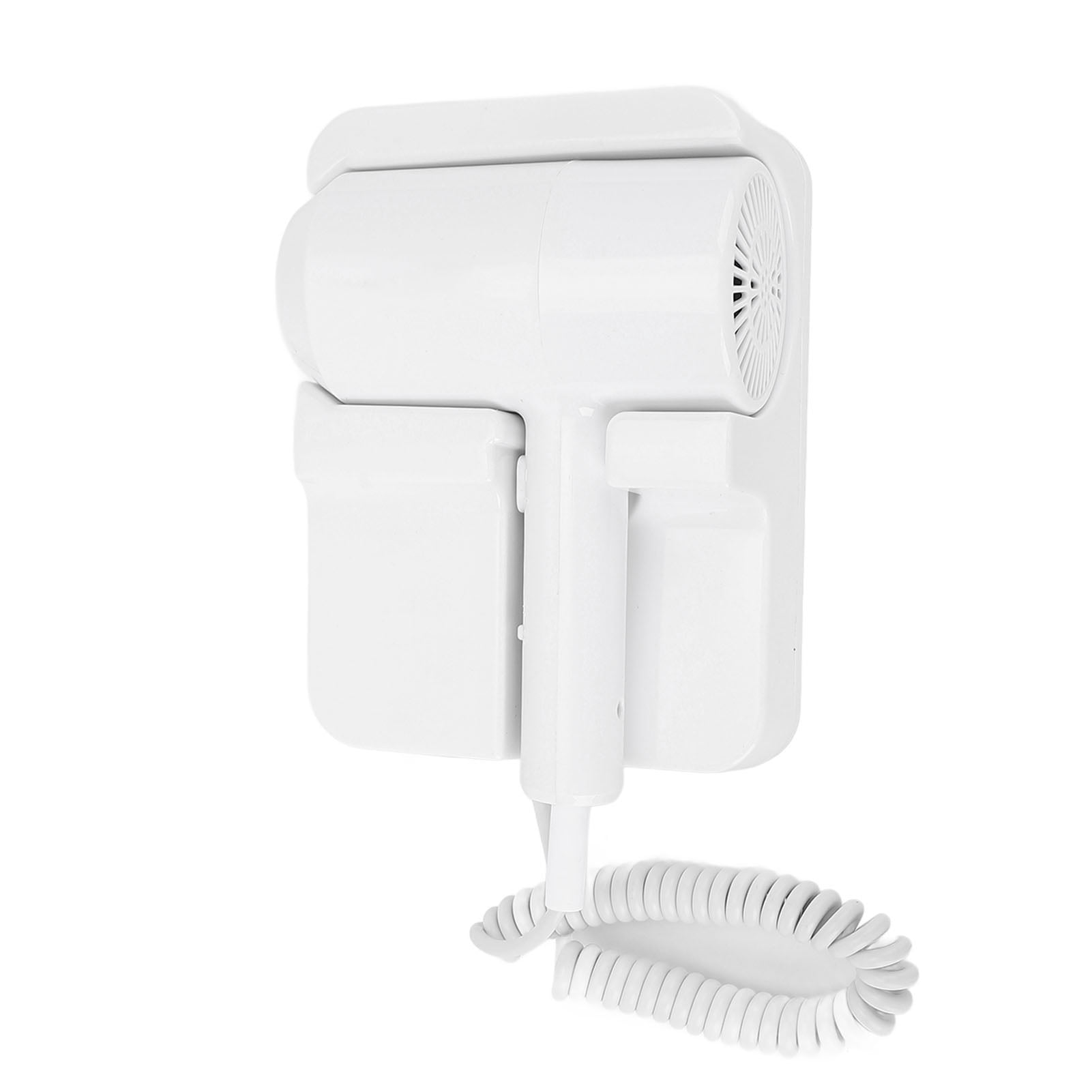 Wall Mounted Hair Dryer, 1300W 20000 RPM High Speed Brushless Motor Restroom Professional Blow Dryer with 2 Temp Settings Low Noise Styling HairDryer for Salon