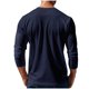 thumbnail image 4 of pstuiky hombres de manga larga, Camiseta de pana con botones, cuello redondo y manga larga de color liso para hombre top de hombre m, 4 of 8