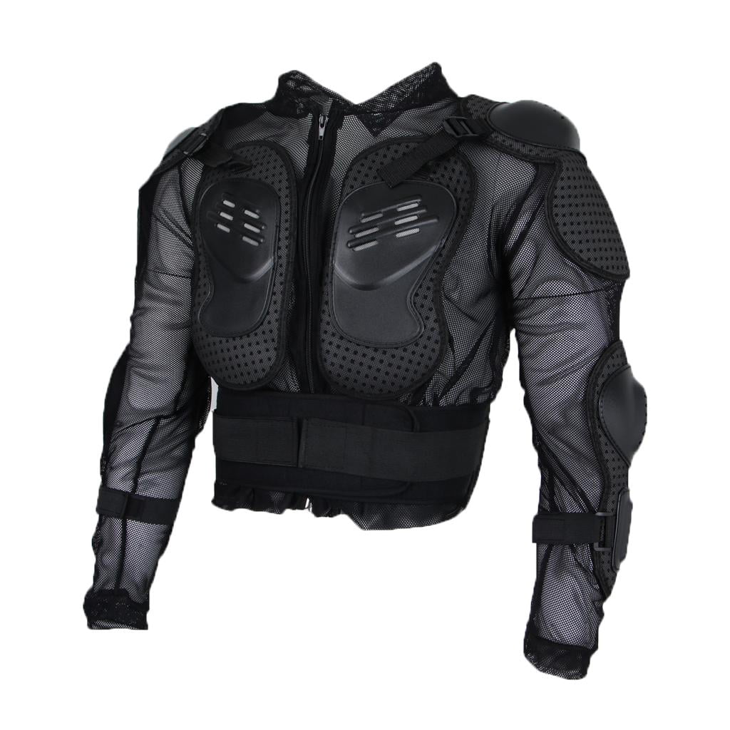 Zxpjkyu Motorcycle Riding Full Body Protective Gear Motorcycle Jacket Shirt Chest XL