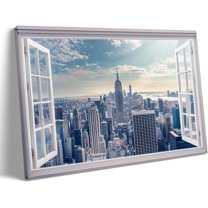 Window Countryside Print Fields outside the window Grape wine Painting Canvas Posters Room Aesthetic decoration Countryside farmhouse living room bedroom wall decor