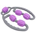thumbnail image 2 of EeaseMX Masajeador de piernas multifunción para yoga, rodillo para relajar los músculos de las piernas, palo de masaje para piernas, pinza para fitness, rodillo de masaje (morado), 2 of 7