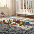 thumbnail image 4 of Rugs for Living Room, 6'x9' Soft Fluffy Area Rug for Bedroom, Plush Decorative Rug with Anti-Skid Backing, Indoor Home Carpet for Living Room, Grey, 4 of 5