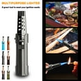 thumbnail image 3 of Wovilon Windproof Spray Lighter Pen Spray Jet Butane Pipe Lighter Outdoor, Adjustable Lighter, For Candle Camping Bbq Kitchen, Butane Not Included, 3 of 3