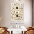 thumbnail image 3 of Elephant Stock Nutcracker Beige Wall Art - Vertical Canvas Wall Art - Kids Room Wall Decor - Pop Culture Canvas - Beige And White Decor By Vesna Skornsek - 34" x 51", 3 of 8
