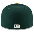 thumbnail image 4 of Men's New Era Green/Gold Athletics National Baseball Hall of Fame 59FIFTY Fitted Hat, 4 of 5