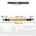 thumbnail image 3 of Unique Bargains 1pair 100mm 3.94' Splitter Support Rods Adjustable Front Rear Bumper Lip Splitter Strut Rod Tie Support Bars Gold Tone, 3 of 6