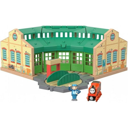 Thomas & Friends Wood Tidmouth Sheds Set with Nia Tank Engine & (Top Model Best Friends)