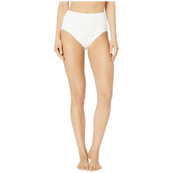 Kate Spade New York Eyelet High-Waist Bottoms White LG