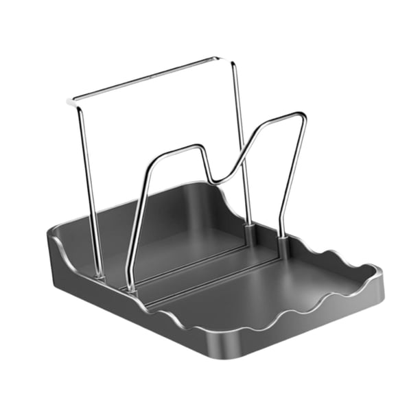 Soporte para tapa de olla, estante de cocina compacto que ahorra espacio, organizador de tapas para gabinete Sostenga 1 tapa de olla
