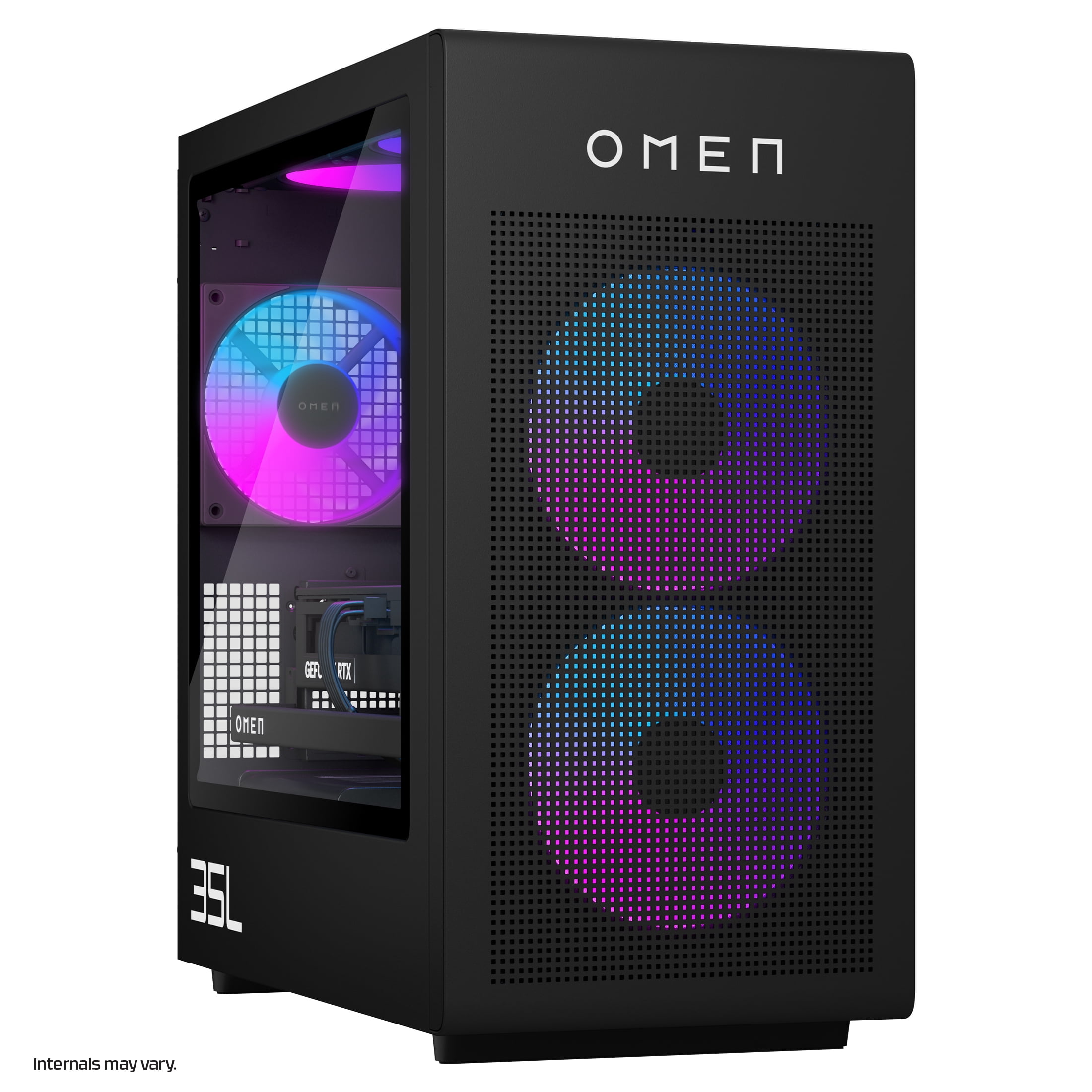 HP OMEN 35L Gaming Desktop, i7-14700F, Nvidia GeForce RTX 5070Ti, 32GB DDR5, 1TB SSD, Windows 11, GT16-0544