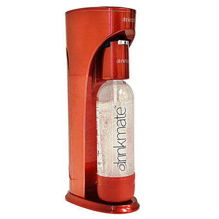 DrinkMate Sparkling Water and Drink Maker without CO2 Cylinder, Metallic