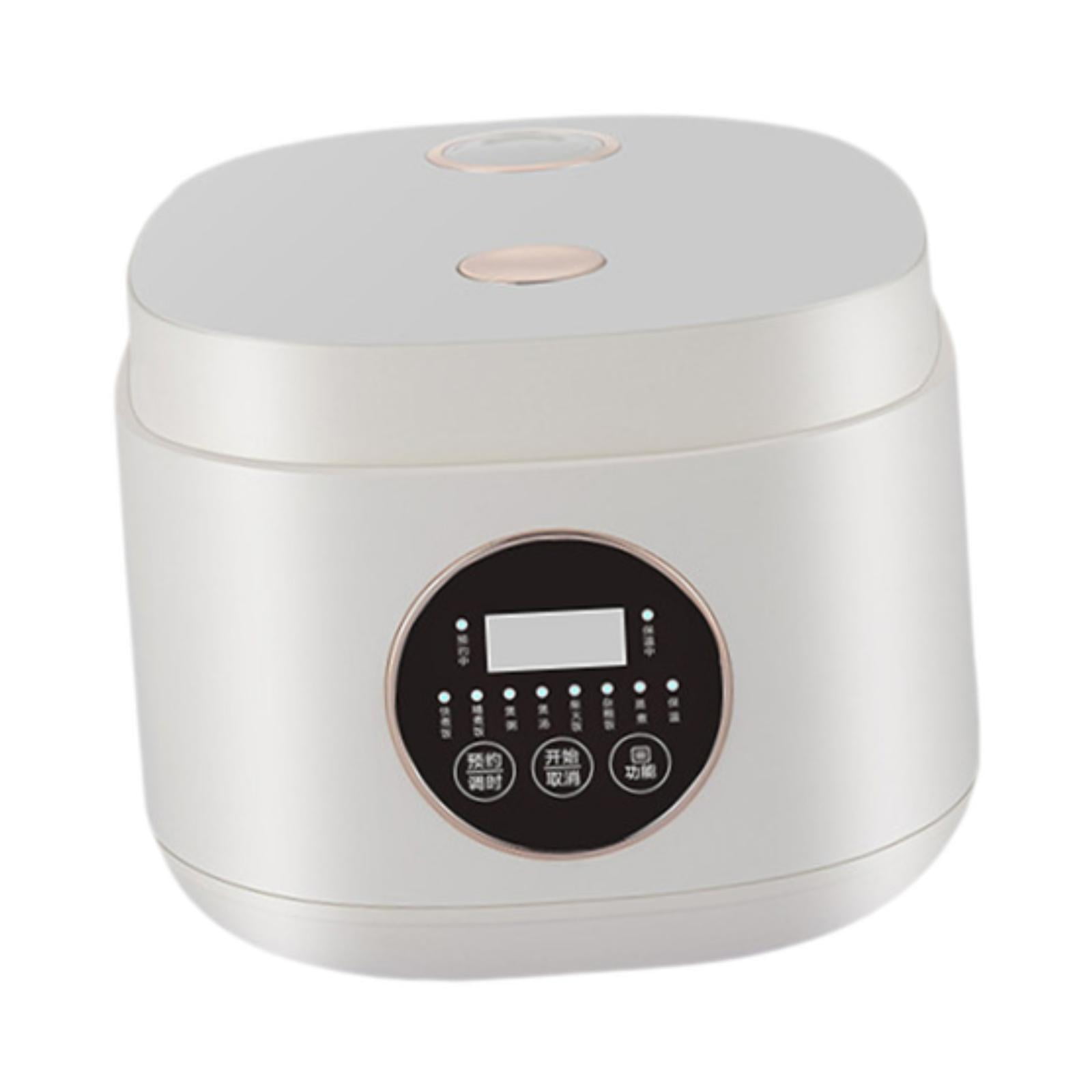 Fiocias Electric Rice Cooker Rice Cooking Pot Portable Auto Keep Warm Multifunctional 2L