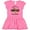 Raspberry with Polka Dots, variant on Inktastic I Support My Uncle Autism Awareness Gift Baby Girl Dress