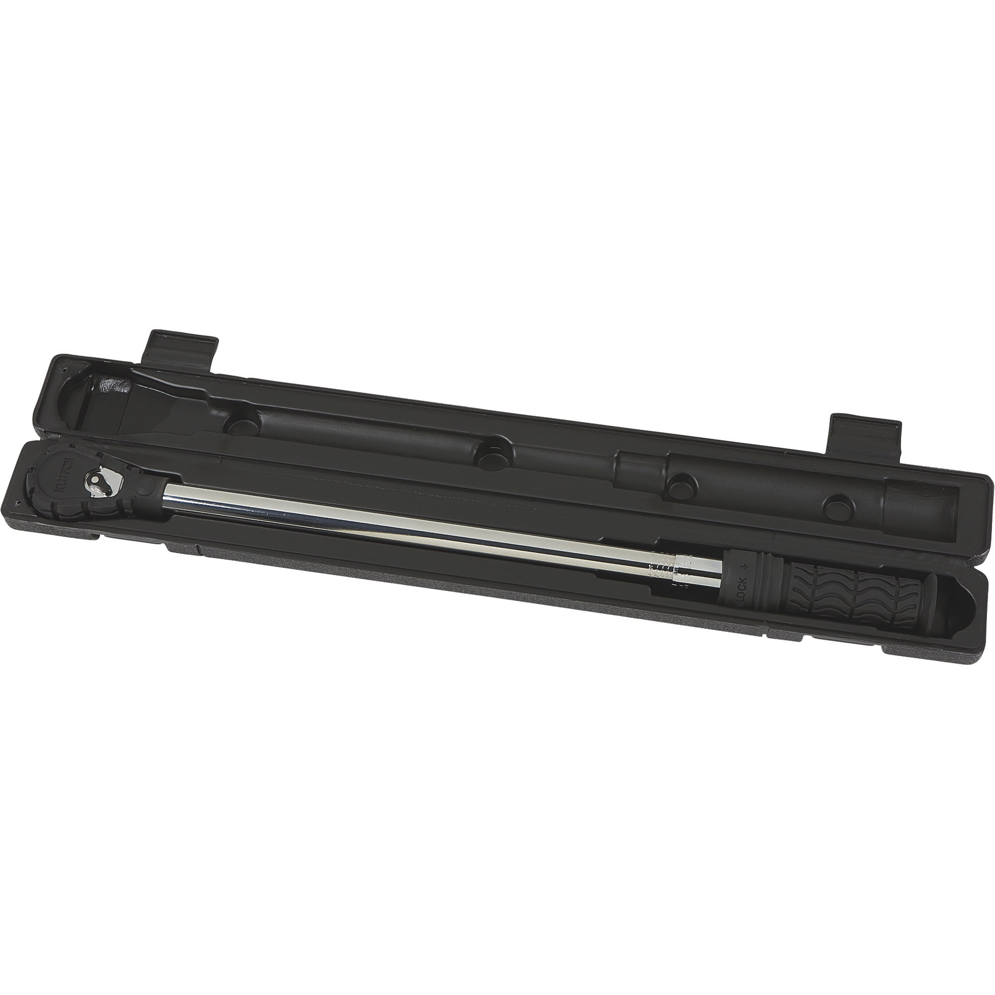 Klutch Torque Wrench, 1/2in. Drive, 30–250 ft./lbs. Max.