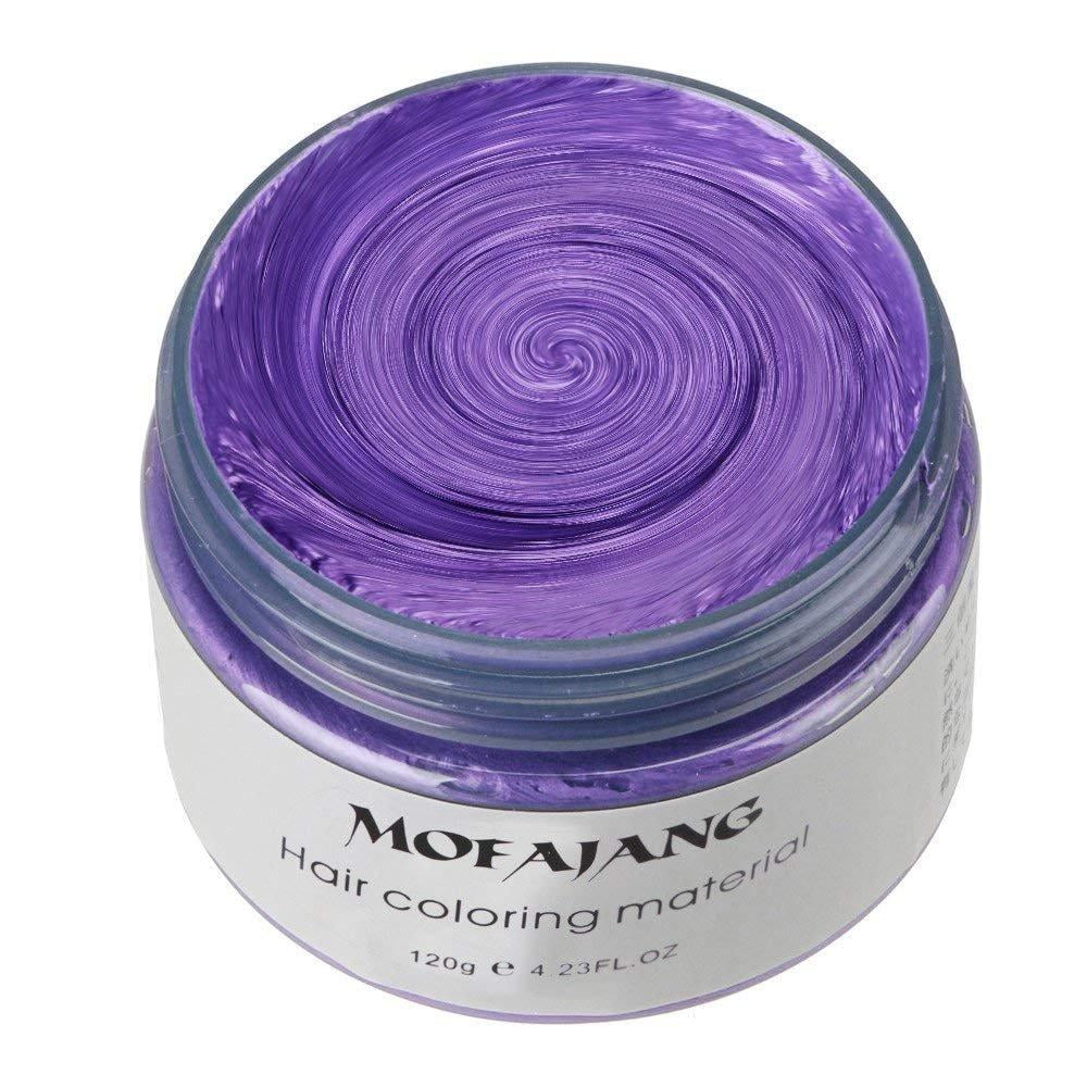 Mofajang Hair Wax Dye Styling Cream Mud, Natural Hairstyle Color Pomade,  Washable Temporary, Purple | Walmart Canada