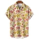 thumbnail image 2 of Camisas hawaianas con estampado 3D de frutas Y2k para hombre y mujer, ropa informal vintage para vacaciones en la playa, blusa con solapa, camisa lisa, verano 2023, 2 of 5